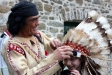 ApachenhÃ¤uptling auf auf Burg Ravensberg