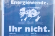 Strassen-Plakat: Alle reden von der Energiewende