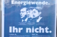 Strassen-Plakat: Alle reden von der Energiewende