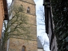 Eingang des Kirchturm in Halle Westf.