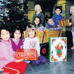 Sinnvolle Aktion der Grundschulkinder: Sie haben 28 Pakete für die Kinder der Tafel gepackt