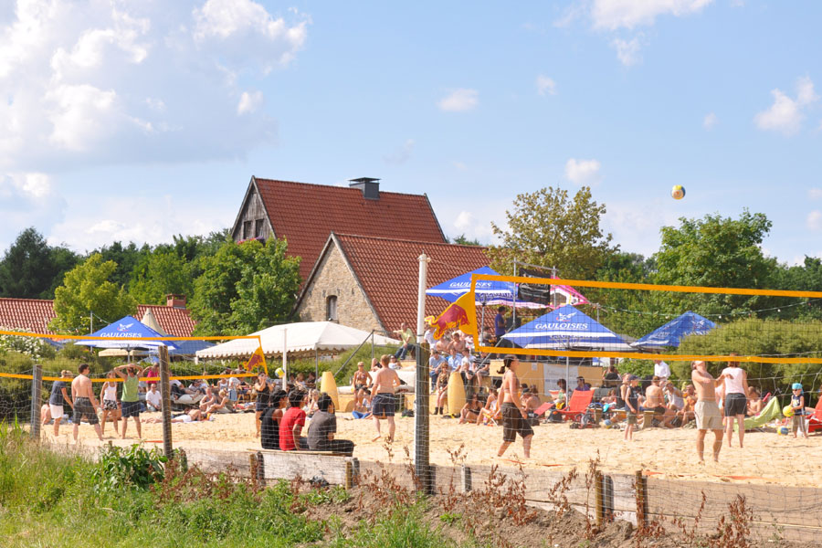 Der Strand am Obersee in Bielefeld