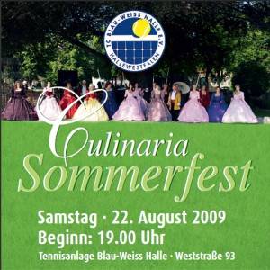 Culinaria Sommerfest - Tennis Club Blau Weiss Halle