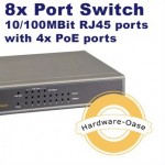 Empfehlung: Power over Ethernet (PoE) Switch