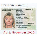 Neuer Personalausweis ab November   