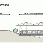 Seeterrasse wird um rund 120 Quadratmeter vergrößert