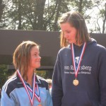 Links Sophia Willich, rechts Svea Lüdorf Foto: Schwimmverein Halle
