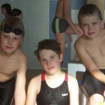 Tom Neugebauer, Lucia Penzel, Jan Zeller (Foto: Schwimmverein Halle)