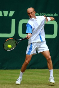 Der „Iceman“ ist zurück: ATP-Weltmeister Nikolay Davydenko ist ein Publikumsgewinn und der 29-jährige Russe schlägt bereits zum fünften Mal bei den GERRY WEBER OPEN 2011 in HalleWestfalen auf. © GERRY WEBER OPEN (HalleWestfalen)