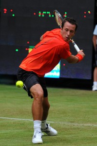 Philipp Kohlschreiber Der 26-jährige deutsche Davis Cup-Spieler Philipp Kohlschreiber hat bereits jetzt seine siebte Teilnahme beim ATP-Rasentennisturnier GERRY WEBER OPEN in HalleWestfalen zugesagt. © GERRY WEBER OPEN (HalleWestfalen)