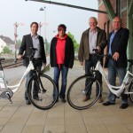 Stadtwerke Energieräder für die Haller Radstation