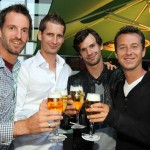 Komplettes deutsches Davis Cup-Team bei „Players Party“ am Start