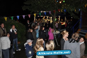 Sommerfest in Halle-Künsebeck, mit Bühnenprogramm.