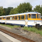 Sonderfahrt mit historischen Schienenbus