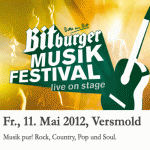 Versmold 11. Mai 2012: Bitburger Musikfestival live on Stage wieder on Tour 