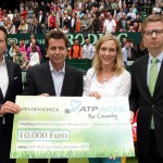 ATP-Chef Brad Drewett und Laurent Delanney (CEO ATP Europa) zu Gast bei den GERRY WEBER OPEN 