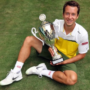 Titelverteidiger Philipp Kohlschreiber: Der 28-jährige Augsburger ist Deutschlands derzeit bestplatzierter Tennisprofi und freut sich bereits jetzt auf die Jubiläumsauflage der 20. GERRY WEBER OPEN 2012 in HalleWestfalen. © GERRY WEBER OPEN (HalleWestfalen)