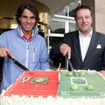 Eine Torte für den frischgebackenen French Open-Champion