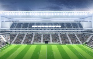 WM2014 Arena Corinthians in São Paulo. Bild: Osram