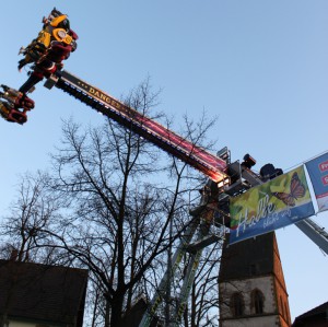 Kirmes Vergnügen in der Haller Innenstadt. Foto: Stadt Halle Westfalen