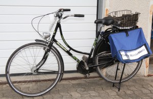 Dies Rad wurde gestern Vormittag am Steinhausener Weg Nähe der Straße Arrode aufgefunden. Foto: Polizei Gütersloh