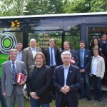 An der touristischen Perlenschnur entlang: Der Naturparkbus erfreut sich wachsender Beliebtheit 