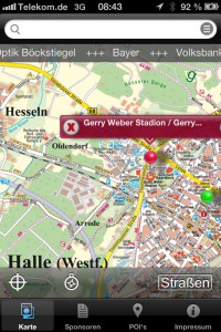 Halle Westfalen Stadtplan App für Apple and Android jetzt verfügbar!